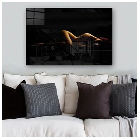 Sklenený obraz 100x70 cm Silhouette - Wallity