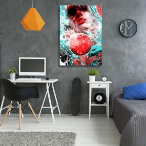 Gario Obraz na plátne Ústa ženy a planéty - Barrett Biggers Rozmery: 60 x 90 cm