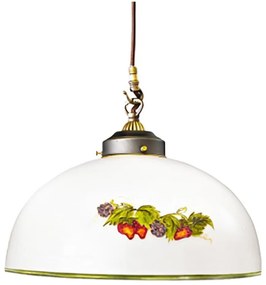 Kolarz 731.30.121 - Luster na lanku NONNA 1xE27/75W/230V pr. 20 cm víno/jahody