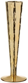 Zlatá pohár na šampanské Glass golden - Ø 7 * 23 cm