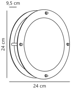 Nordlux - Vonkajšie nástenné svietidlo MALTA 1xE27/60W/230V IP54 strieborná