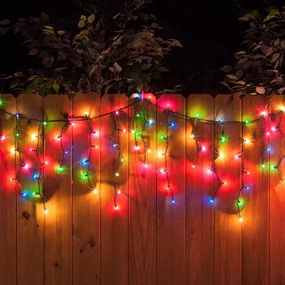 ACA Lighting LED vianočné svetelný záves, 3x0,6m, RGB farba svetla, IP44, 144 LED, 8 funkciou