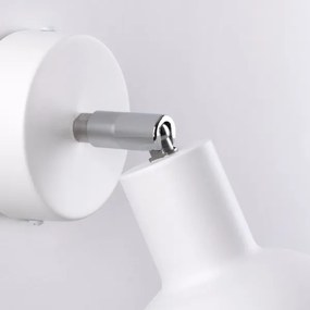 Sollux SL.1313 - Nástenné bodové svietidlo ELBA 1xE27/15W/230V biela