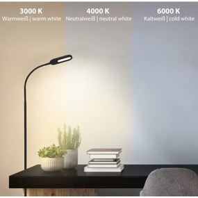 Briloner 1297-015 - LED Stmievateľná flexibilná stojacia lampa LED/6,6W/230V