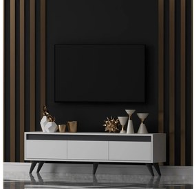TV stolík/skrinka Vukule (biela) . Akcia -20%. Vlastná spoľahlivá doprava až k Vám domov. 1095258