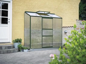 Skleník Halls Altan, Altan 2 / 0.91 m2, 3 mm tabuľové sklo, Zelená