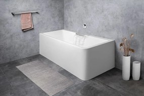 Polysan Polysan, CASCATA L MONOLITH obdĺžniková vaňa 180x80x60cm, kaskáda nerez, 73836ML.100