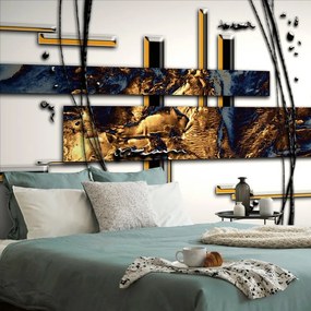 Samolepiaca tapeta luxusná abstrakcia - 450x300
