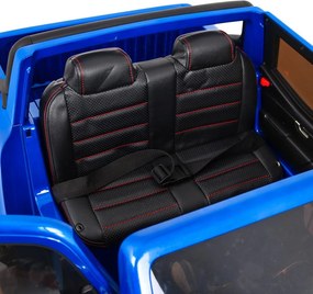 Ramiz Mercedes Benz triedy X pickup elektrické autíčko pre deti lakované modré 4x4