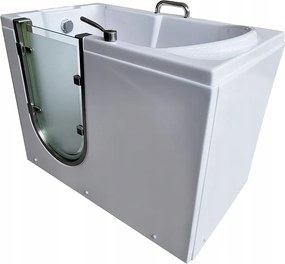 Vaňa s otváracími dverami je otvárateľná pre starších ľudí so zdravotným postihnutím