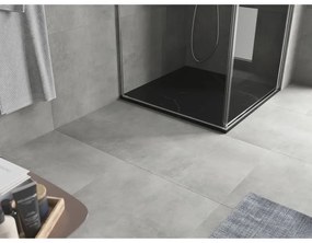 Mexen Hugo, štvorcová sprchová vanička SMC 80 x 80 cm, čierny kameň, 42758080