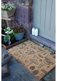 Rohožka z kokosového vlákna 40x60 cm Mushrooms – Artsy Doormats