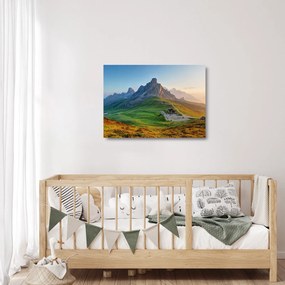 Sklenený obraz - Dolomity (70x50 cm)