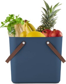 Rotho Nákupná taška, kabelka, plastová MULTIBAG, dl. uši - tm.modrá, 25l