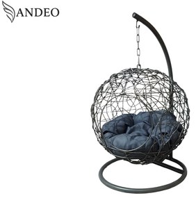 Závesné hojdacie kreslo pre mačky COCO - sivé