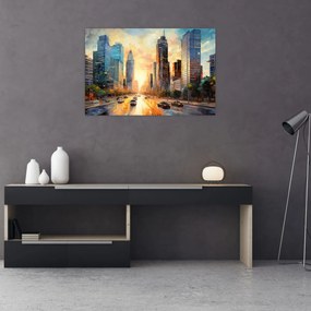 Obraz - Maľba mesta (90x60 cm)
