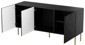Cama Čierna komoda Jungle 3D