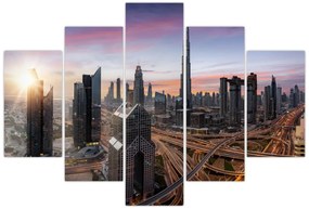 Obraz - Panorama Dubaja (150x105 cm)