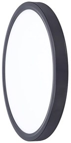 SOLIGHT LED osvetlenie s diaľkovým ovládačom Estela Black, 36W, 2700lm, 30cm, CCT