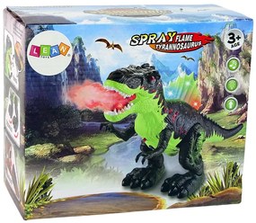 Lean Toys Dinosaurus zelený -  svetelné a zvukové efekty