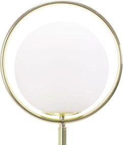 Toolight - Podlahová lampa APP927-1F, zlatá-biela, OSW-07009