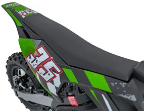 Elektrický detský PIT BIKE s batériovým motorom - zelený