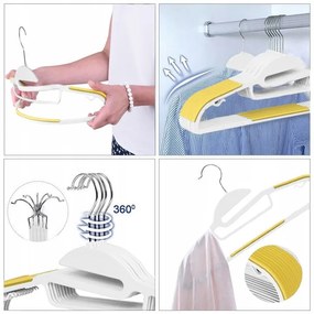 Sada 20 ks ramínek FLEXI bílo-žlutá