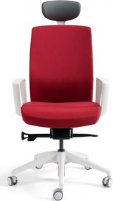 OFFICE PRO bestuhl -  OFFICE PRO bestuhl Kancelárska stolička J2 WHITE SP červená