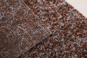 Vebe Metrážny koberec Santana čokoládová s podkladom resine, záťažový - Bez obšitia cm