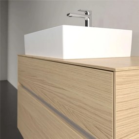 VILLEROY &amp; BOCH Collaro závesná skrinka pod umývadlo na dosku (umývadlo vľavo), 2 zásuvky, 1000 x 500 x 548 mm, Nordic Oak, C12600VJ