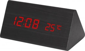 Digitálny LED budík MPM s dátumom a teplomerom C02.3570.90 RED, 15cm