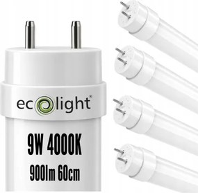 4x LED trubice 60cm 9W 900lm 4000k t8 pre hermetické svietidlá