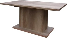 Jedálenský stôl Paulo 160x90 cm, dub canyon, rozkladací%