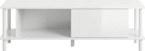 TV stolík PARIS 150 cm, biela