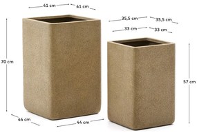 Obaly na kvetináče v súprave 2 ks Minoa – Kave Home