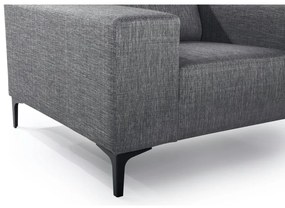 Tmavosivé kreslo Diva - Scandic