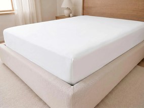 Plachta s gumičkou JERSEY biela 160 g/m² Rozmer: 180x200x25 cm