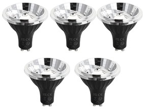 Sada 5 stmievateľných LED žiaroviek GU10 70mm 6,5W 600 lm 4000K