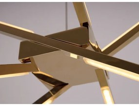 MAXLIGHT P0457 - LED Luster na lanku SPIDER LED/33W/230V zlatá