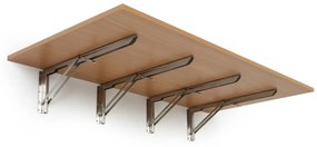 Sklápací stôl na stenu, 1200 x 600 mm, nosnosť 60 kg, buk