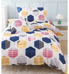 Trojdielne obliečky na jednolôžko z mikrosaténu 140x200 cm Amelie – My House