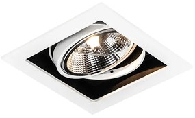 Moderné zapustené bodové svetlo biele 18 cm nastaviteľné - Artemis 111