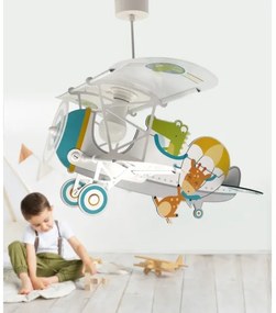 Dalber 54542 - Detský luster LITTLE CROCODILE 1xE27/15W/230V