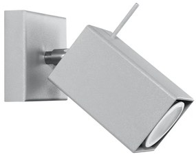 Sollux SL.0455 - Nástenné bodové svietidlo MERIDA 1xGU10/40W/230V šedá