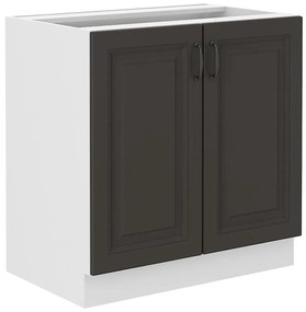 Kuchynská skrinka STILO grafit mat/biely 80d 2f bb