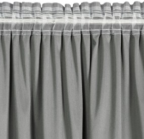 ZATEMŇOVACÍ ZÁVES NA PÁSKE CARLI 140X250 CM STRIEBORNÁ