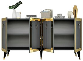 Skrinka Bare Anthracite and Gold