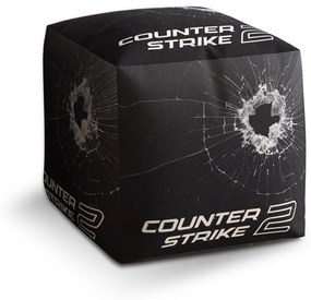 Sablio Taburet Cube Counter Strike 2 Priestrel: 40x40x40 cm