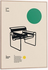 Nástenná dekorácia v ráme Wassily Chair