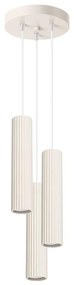 Sollux SL.1595 - Luster na lanku KARBON 3xGU10/10W/230V krémová